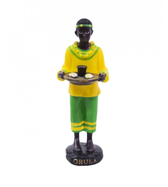 Escultura Imagem Orula 12 cm  Resina Umbanda | Camdomblé